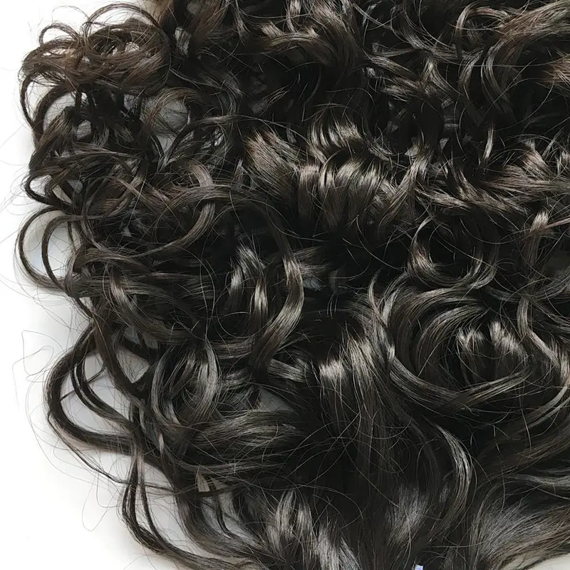 New arrival the best fashion style natural black deep wave hair  brazilian human hair bundles