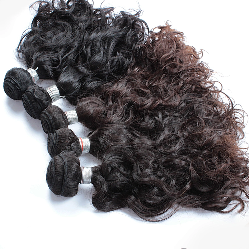 new design hot sale high quality deep wave virgin human hair extensions