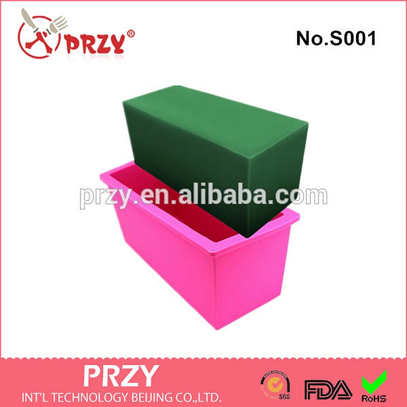 China silicone soap loaf mold