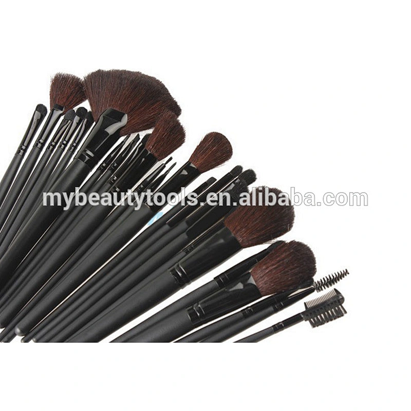 Beauty tools professional makeup brush set black matte makeup brushes