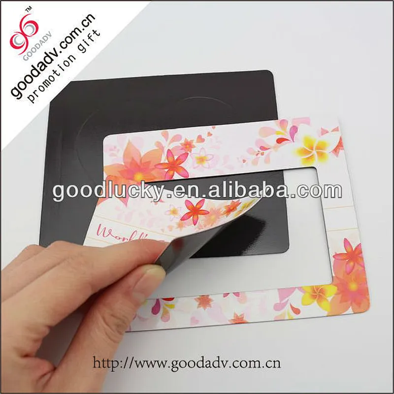 promotional magnetic photo frames/collage photo frame fridge magnet