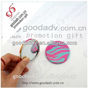 mini pocket circle mirror with round shape