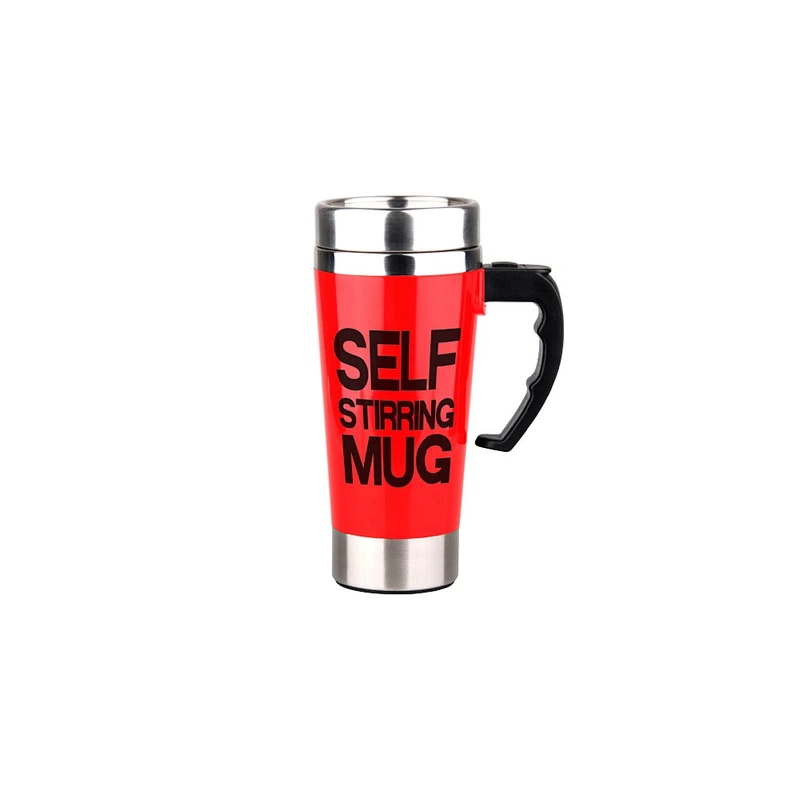 Guangzhou manufactory best selling products coffee auto- mixing self stirring mug with handle for home or office use