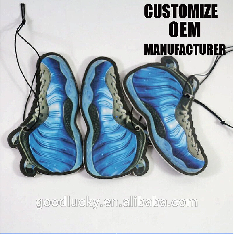 shaped Shoes hanging paper air car freshener