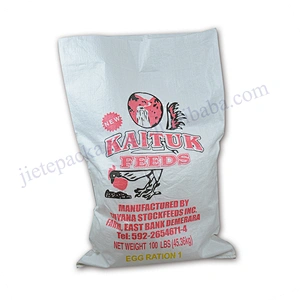 Supply professional pp woven chicken bulk feed bag