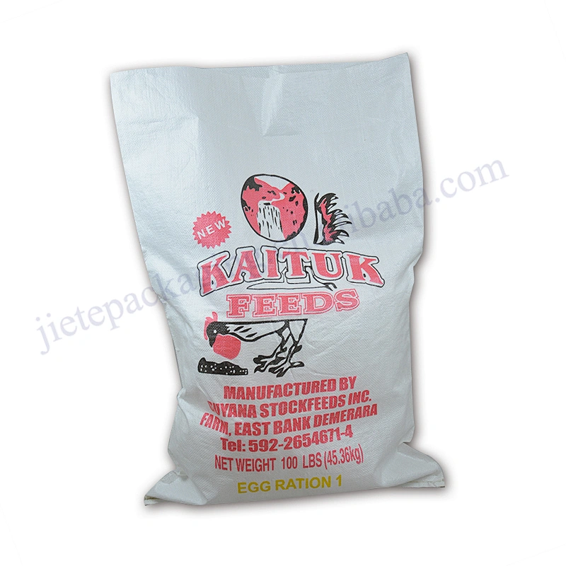 Supply professional pp woven chicken bulk feed bag