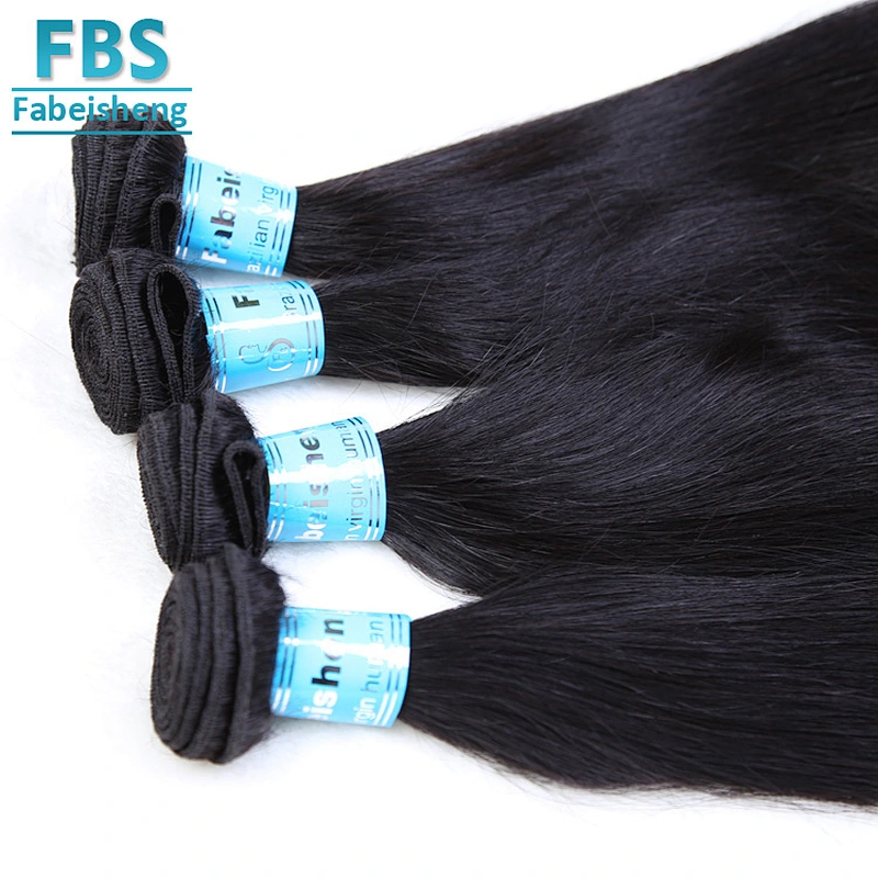 2018 FBS high quality straight virgin human hair 100% unprocessed human hair extension