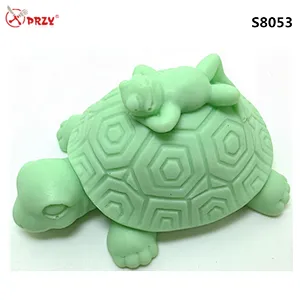 S8053 realistic Turtle small Frog DIY handmade Soap silicone Mold 3D tortoise frog Candle molds Silicone Soap Mould