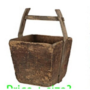 Wholesale Rustic Antique Vintage Barrel garden wooden bucket