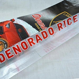 Transparent plastic 100% pure pp woven rice bag for grain,bean,corn seed,peanut,sunflower seed