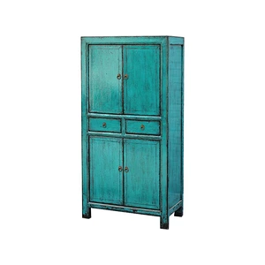 Antique Chinese Wooden lacquered drawer storage kitchen Cabinet/Cupboard