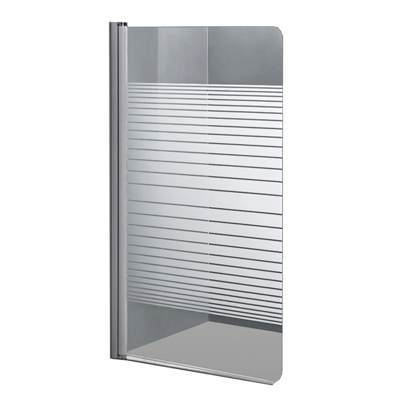 Low Price Shower Screen Glass With Pattern Shower Glass Door