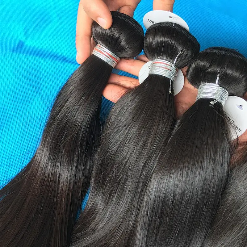 The best seller soft and smooth natural virgin Indian straight hair remy hair extension human hair