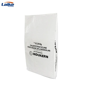 China laminated polypropylene woven feed bag,25kg bag dimension, plastic woven feed bag