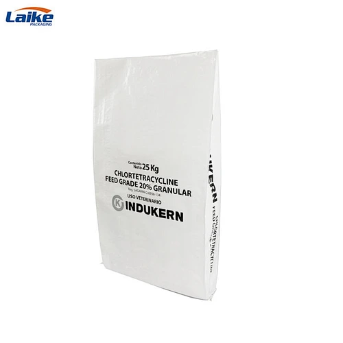 China laminated polypropylene woven feed bag,25kg bag dimension, plastic woven feed bag