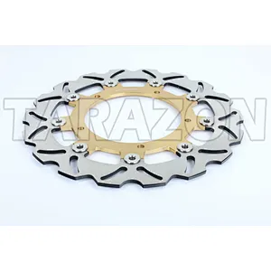 motorcycle 300mm front wave float brake disc rotor for Yamaha YZF R6