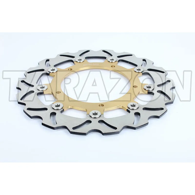 motorcycle 300mm front wave float brake disc rotor for Yamaha YZF R6