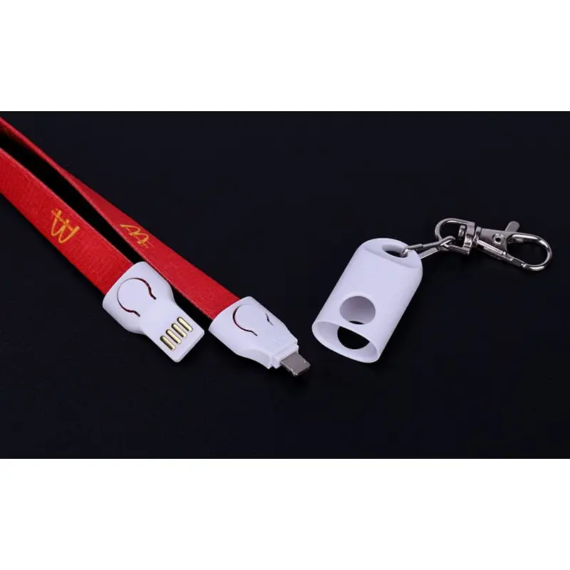 Custom Logo Lanyard Charging Cable