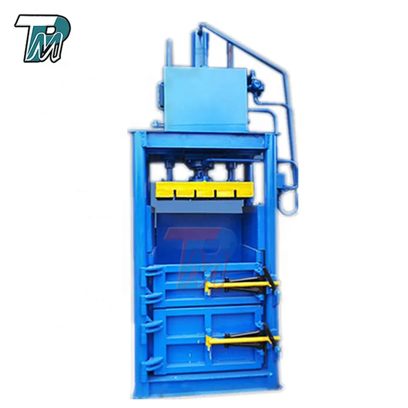 Automatic vertical hydraulic 80T waster paper baler machine