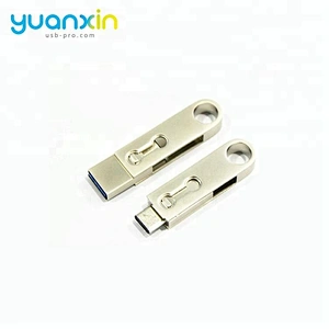 Mini Metal Swivel Android / Type C USB Flash Drive 8GB 16GB 32GB