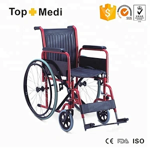 Steel frame detachable used manual rehabilitation wheelchair