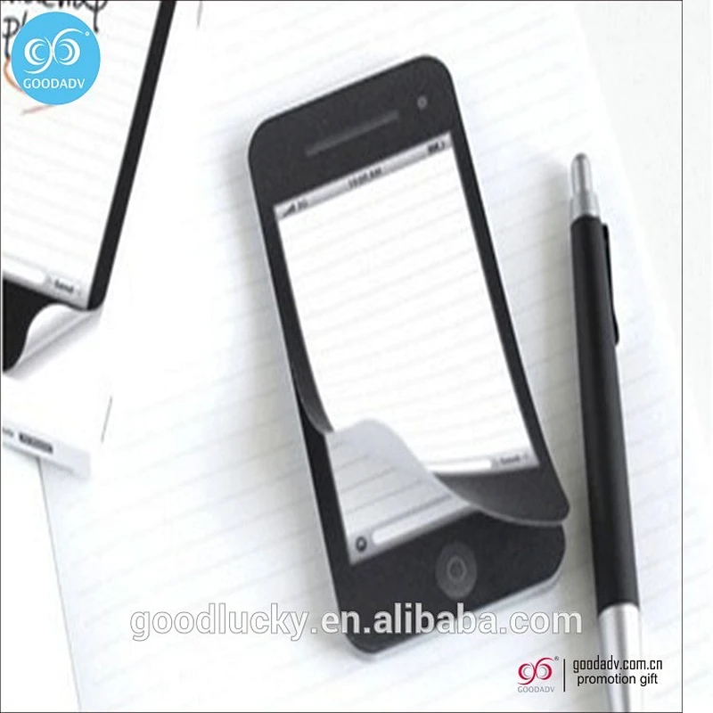 magnet custom shaped sticky notepad memo pad