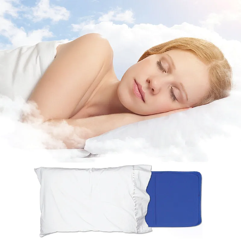Popular Cool GEL PAD CUSHION PILLOW BED MATTRESS TOPPER YOGA CAR PET SELF COOLING