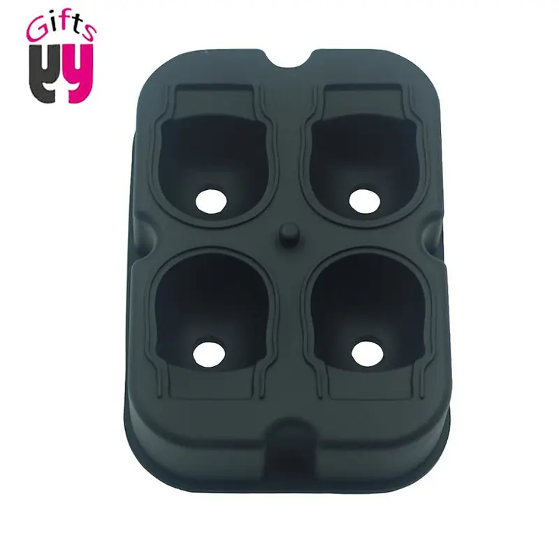 Kitchen Accessories Ice Cube Tray 4-Cavity DIY Ice Maker Silicone Mold