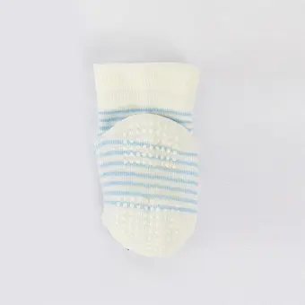 Oem Custom 3d cartoon pattern newborn cotton ankle socks non slip infant rubber sole toddler Socks baby cute kids