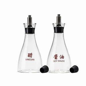 heat resistant glass bottle 500ml vinegar bottle with 304# stainless steel stopper