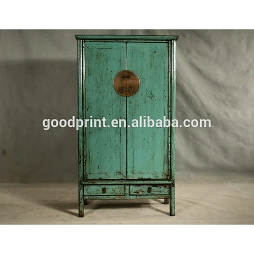 Space saving small chinese style recycle wood bedroom wall hotel wardrobe design