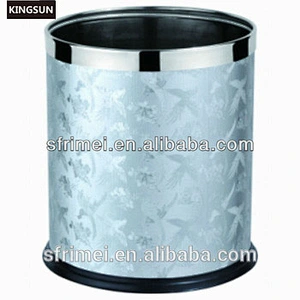 Hot Selling Phoenix Design Beautiful Stainless Steel Waste Bins Trash Can