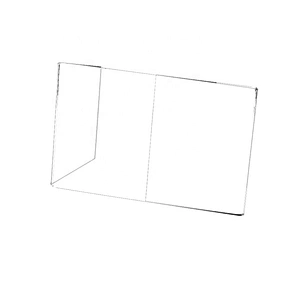 Factory Wholesale Clear Acrylic Block Slanted L Photo Frame Photo Booth Frames