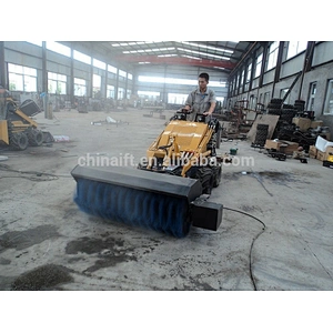 YF380 infront mini skid steer loader attachments standard bucket with nice price