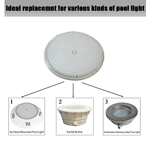 IP68 12V PAR56 PC wireless led remote control pool led lights