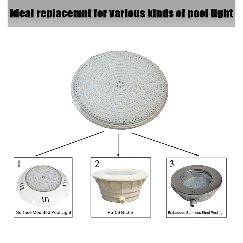 IP68 12V PAR56 PC wireless led remote control pool led lights