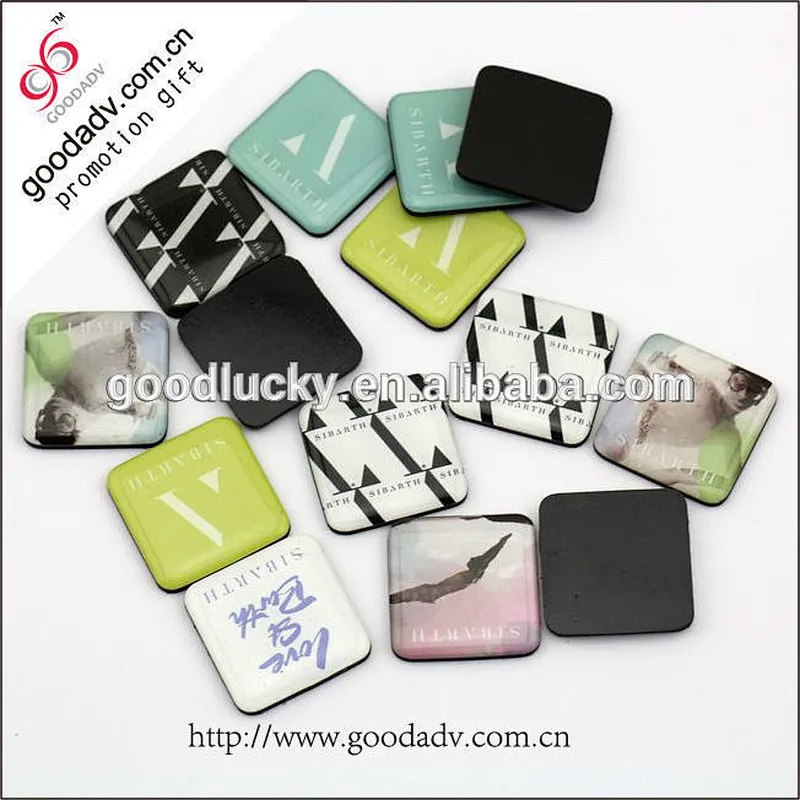 Shaped custom epoxy dome magnet for fridge sticker