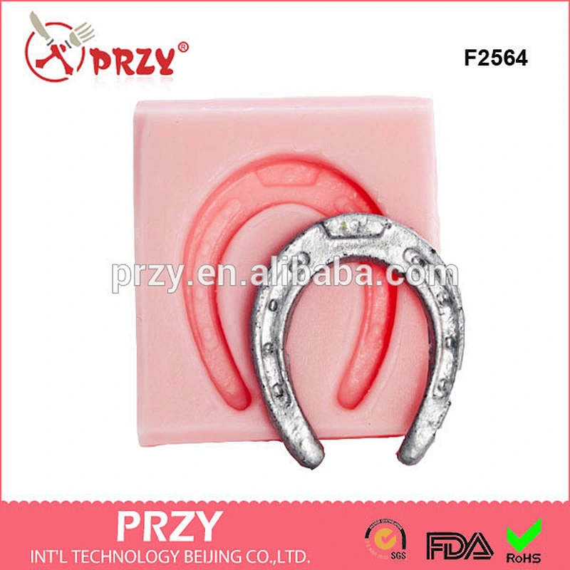 F2564 Horse shoe silicone mold mould/fondant horse shoe mold /western cake decorating mold