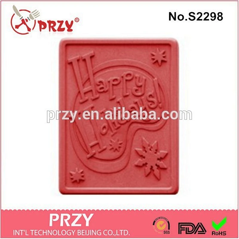 HAPPY HOLIDAYS silicone soap molds for soap making