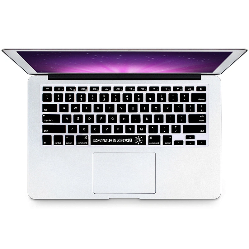 glow in the dark keyboard for laptop custom silicone keyboard cover For Macbook Air 13