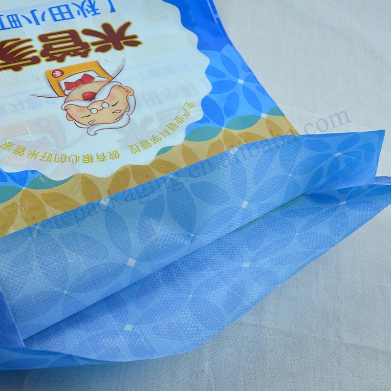 25kg pp packing rice bag with transparent windows,bag of 15kg rice