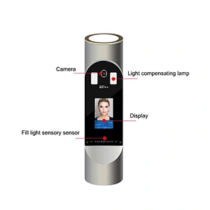 Factory high quality facial recognition swing gate turnstiles