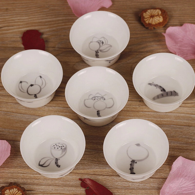Free Sample Ceramic Tea Set Box Packing Door Gift Tea Cup China Supplier Flower Tea Pot Set