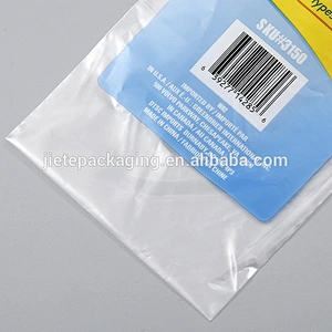 Clear pe bag packaging