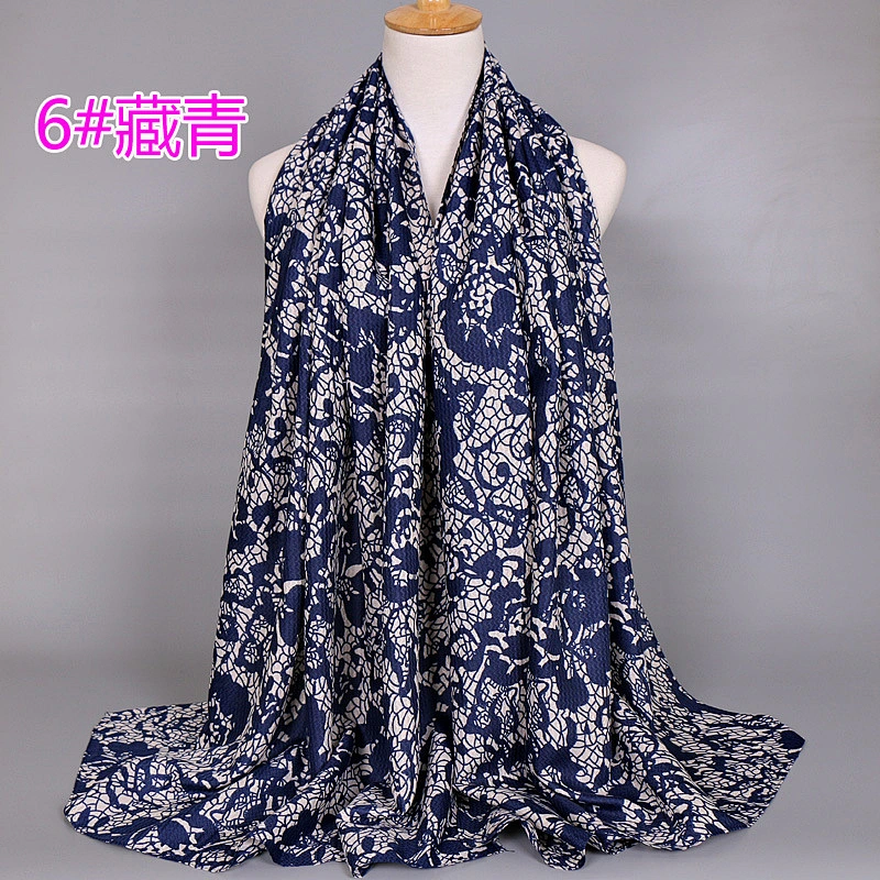 Winter women shawls china bamboo 100% cotton pashmina shawl scarf