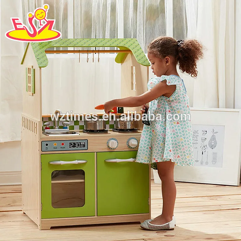 Neues Design für Kinder aus Holz, großes Küchenspielzeug mit doppelten Seiten
