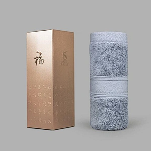 Wholesale  Pure  Cotton Face Towel With Elegant Embroidery For Travelling