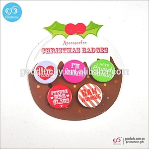 Custom advertisement tin badge button pin cheap price manufacture metal badges