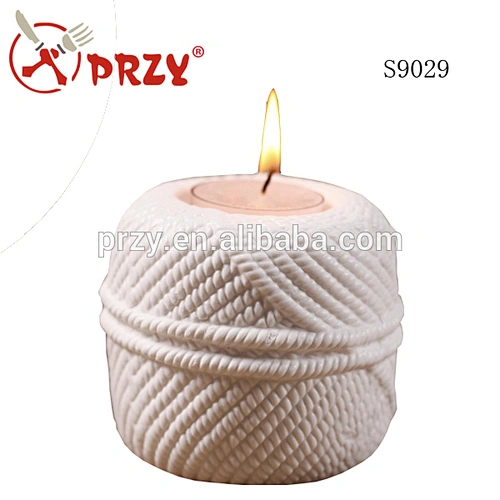 S9029 Silicone forms candlestick Woollen cement concrete 3D mold candle holder molds for home decorations