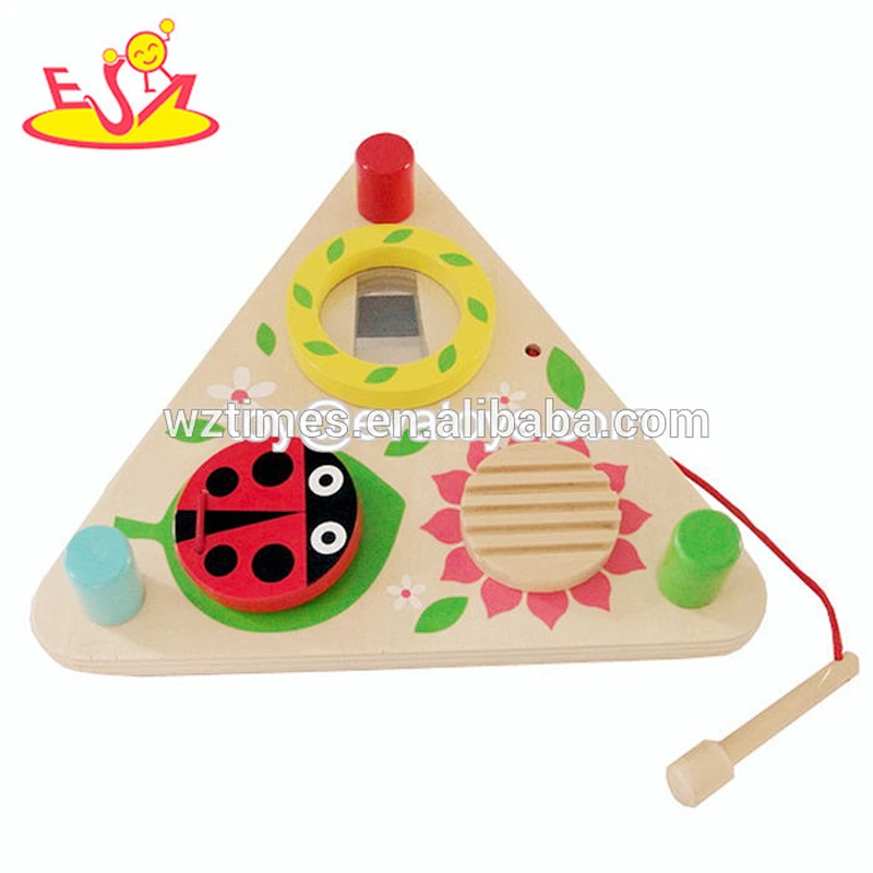 New hottest 3-in-1 baby play percussion toys wooden kids musical instruments W07A061